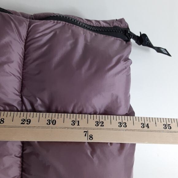 Canada Weather Gear Womens S Long Puffer Jacket Faux Fur Mauve Pearl Winter Coat - Picture 8 of 9